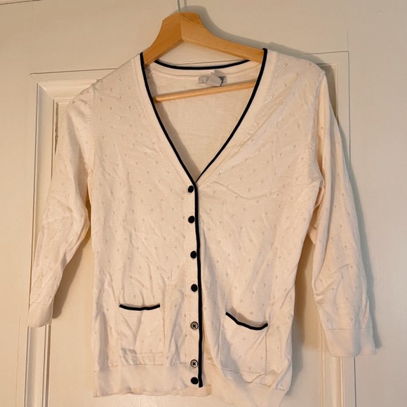 Black Trimmed H&M cardigan - Picture 1 of 2